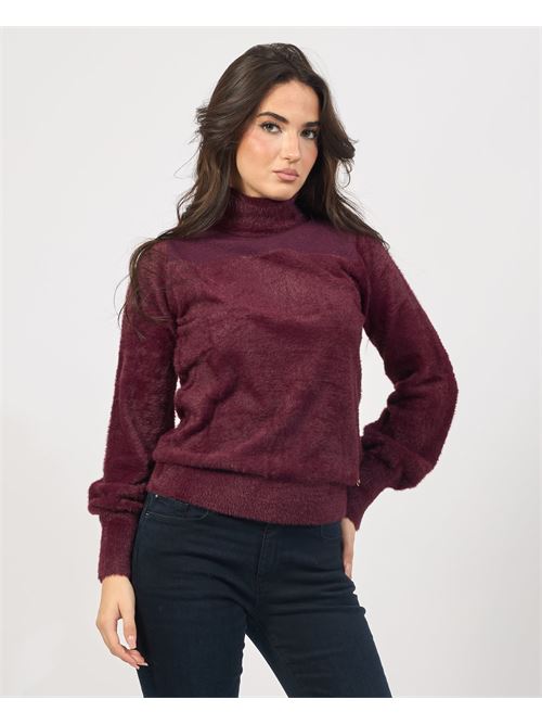 Yes Zee Women's Mohair Effect Turtleneck Sweater YES ZEE | M076-IS000522